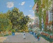 Claude Monet The Artist House at Argenteuil Spain oil painting artist